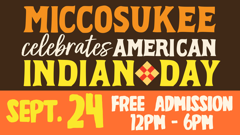 Micosukee celebrates American Indian Day Sept. 24