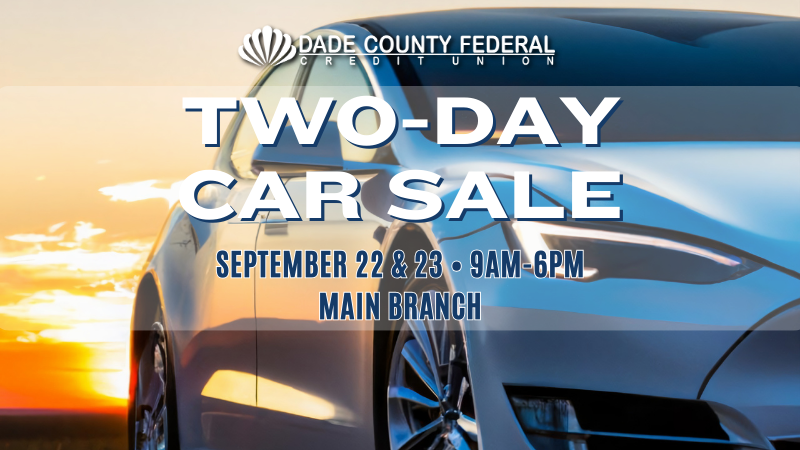 DCFCU Two-Day Car Sale